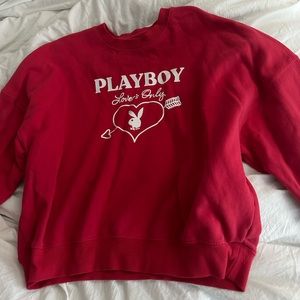 playboy valentines crewneck